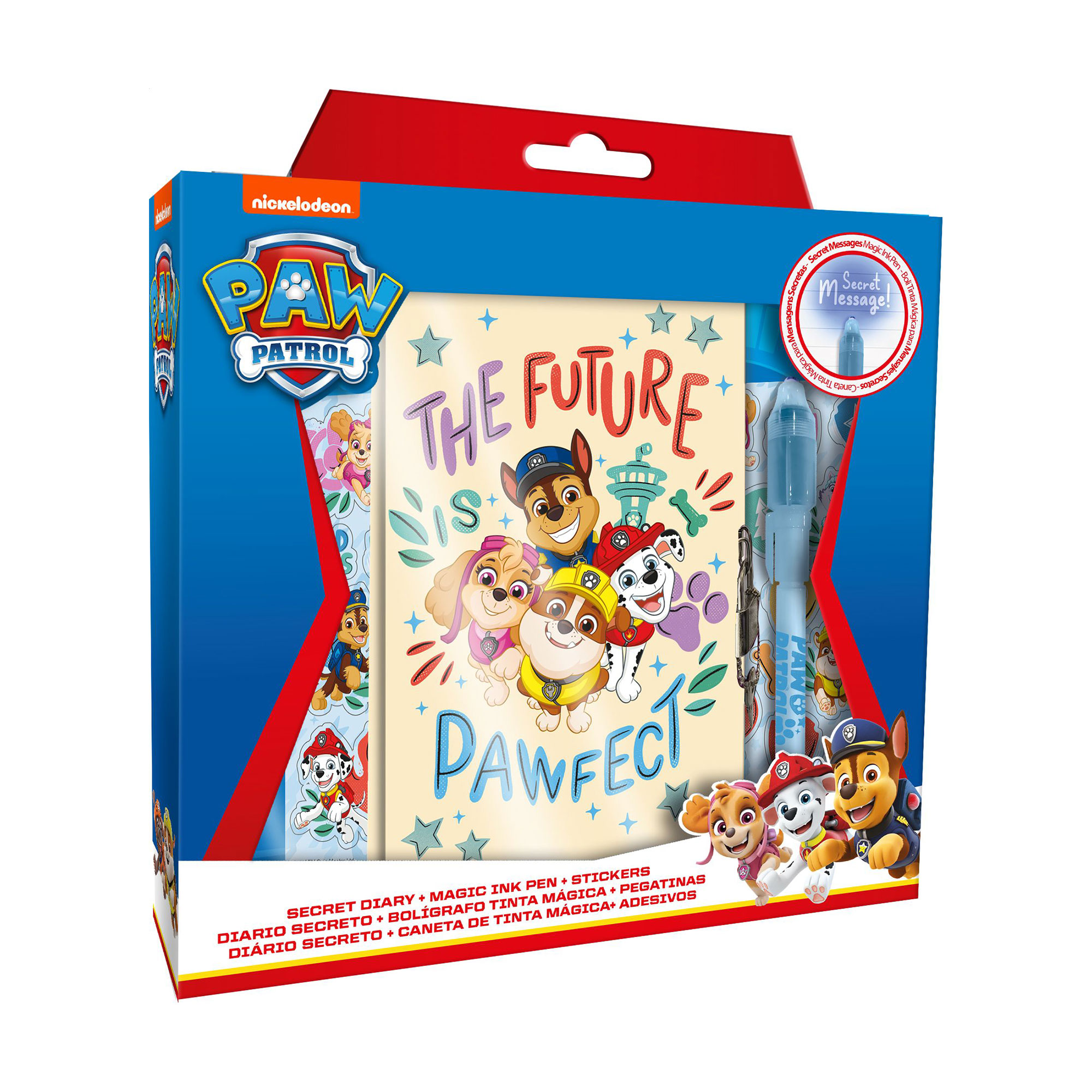 Набір канцелярії Kids Licensing Paw Patrol (наліпки, 2 шт + щоденник, 1 шт + ручка, 1 шт) (PW19970)